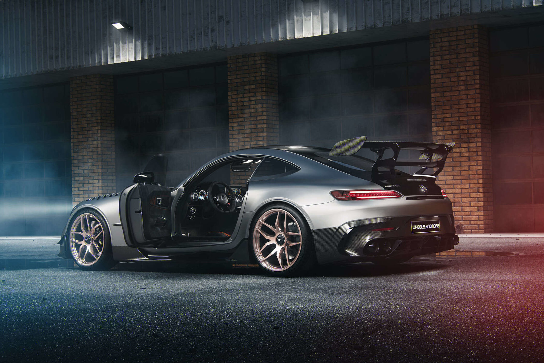 Mercedes AMG Black Series mit Zentralverschluss-Rad von wheelsandmore